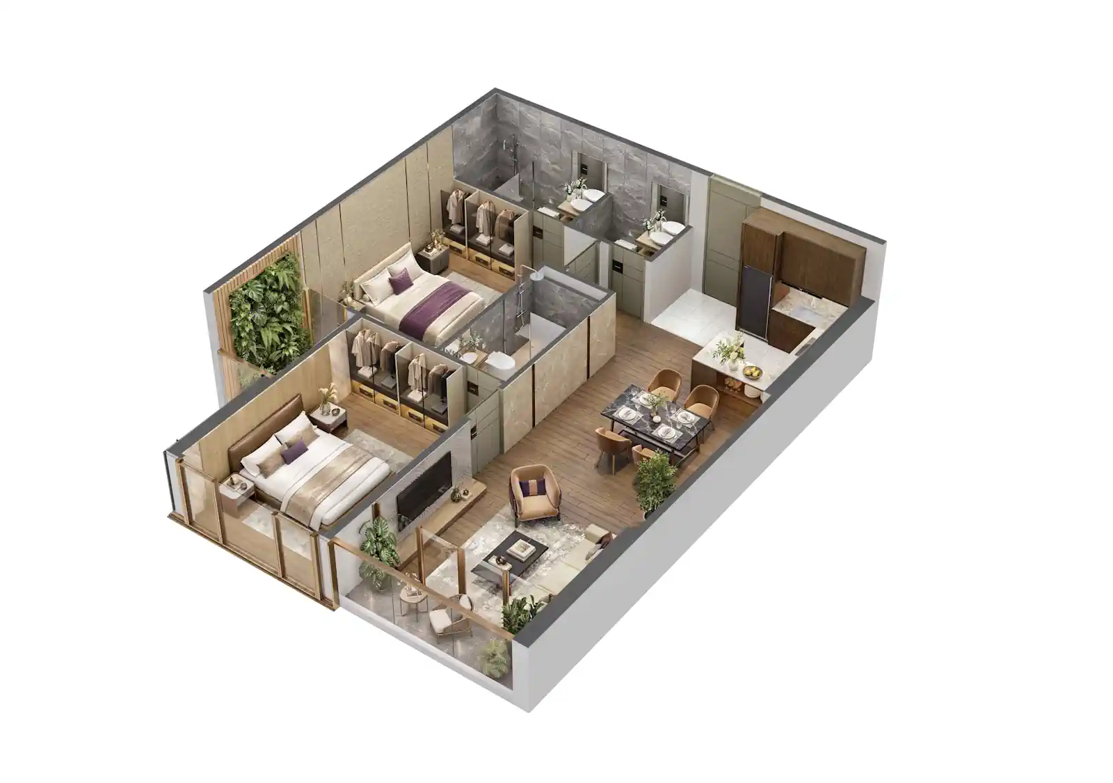 Căn 03 (2pn) dự án Tara Maison Mỹ Đình